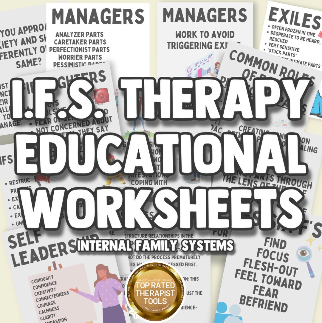 Fs Worksheet IFS Therapy Worksheets Bundle: Parts Therapy, Psychotherapy (PDF) - Etsy