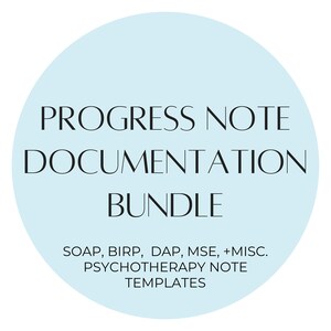 Therapist Progress Note Template: Fillable Counseling SOAP Notes (PDF) image 8