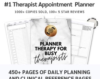 Therapist Planner: Daily Appointment Book & Clinical Organizer (PDF)