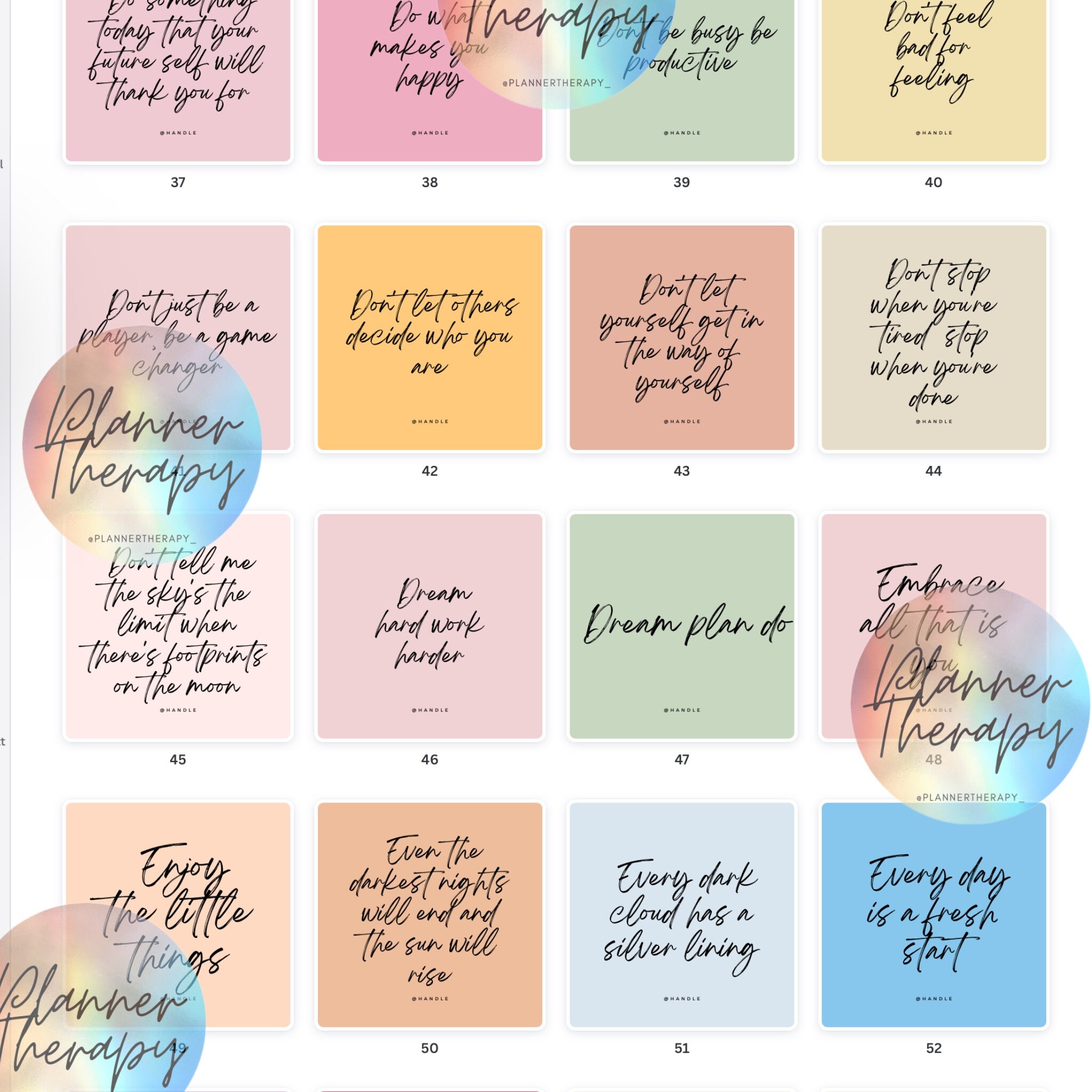 200+ Canva Templates Instagram Posts Bundle | Social Media Marketing ...