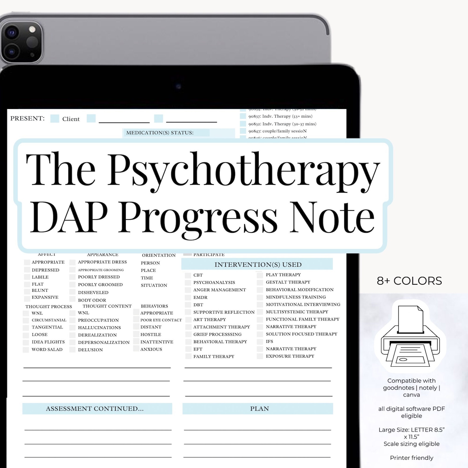 DAP Note Psychotherapy PROGRESS Note Template With MSE Etsy DAP Note Psychotherapy PROGRESS Note Template With MSE Etsy