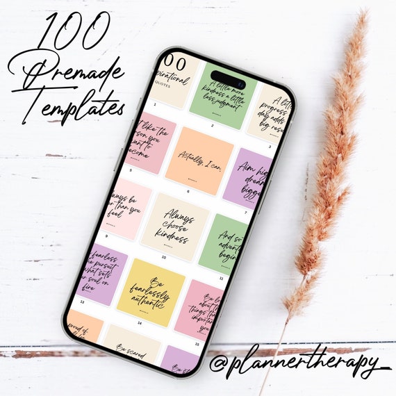 200+ Instagram Post Canva Templates Bundle (Instant Access)
