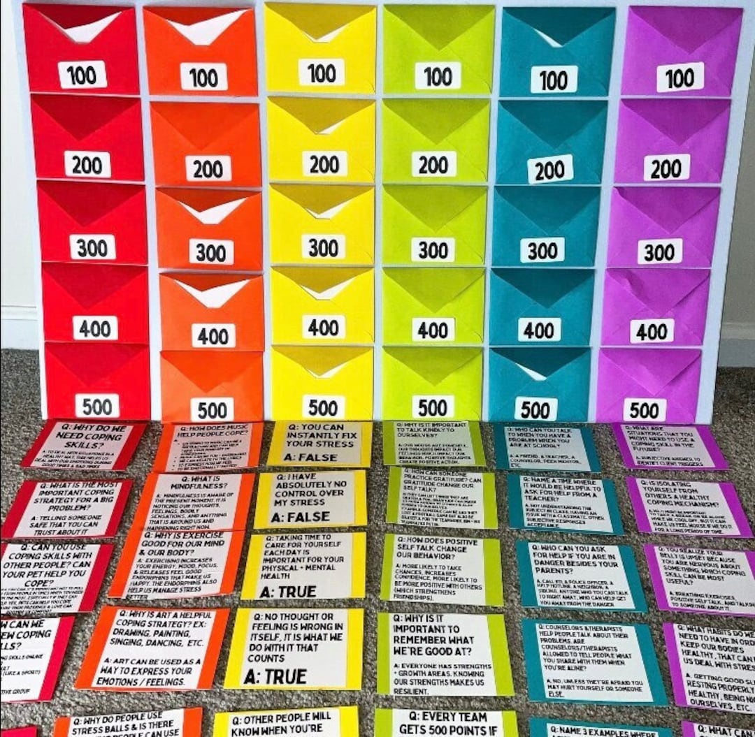 DIY Jeopardy Game Kit Coping Skills Jeopardy Game Mental Etsy Australia diy-jeopardy-game-kit-coping-skills-jeopardy-game-mental-etsy-australia