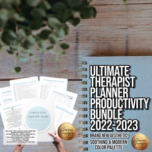 PSYCHOTHERAPIST PLANNER PRINTABLES deluxe set Additional pages you didnt know you needed build your own planner with digital prints image 5