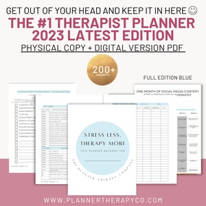 PSYCHOTHERAPIST PLANNER PRINTABLES deluxe set Additional pages you didnt know you needed build your own planner with digital prints image 1