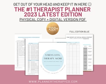 PSYCHOTHERAPIST PLANNER PRINTABLES deluxe set! Additional pages you didn’t know you needed! build your own planner with digital prints