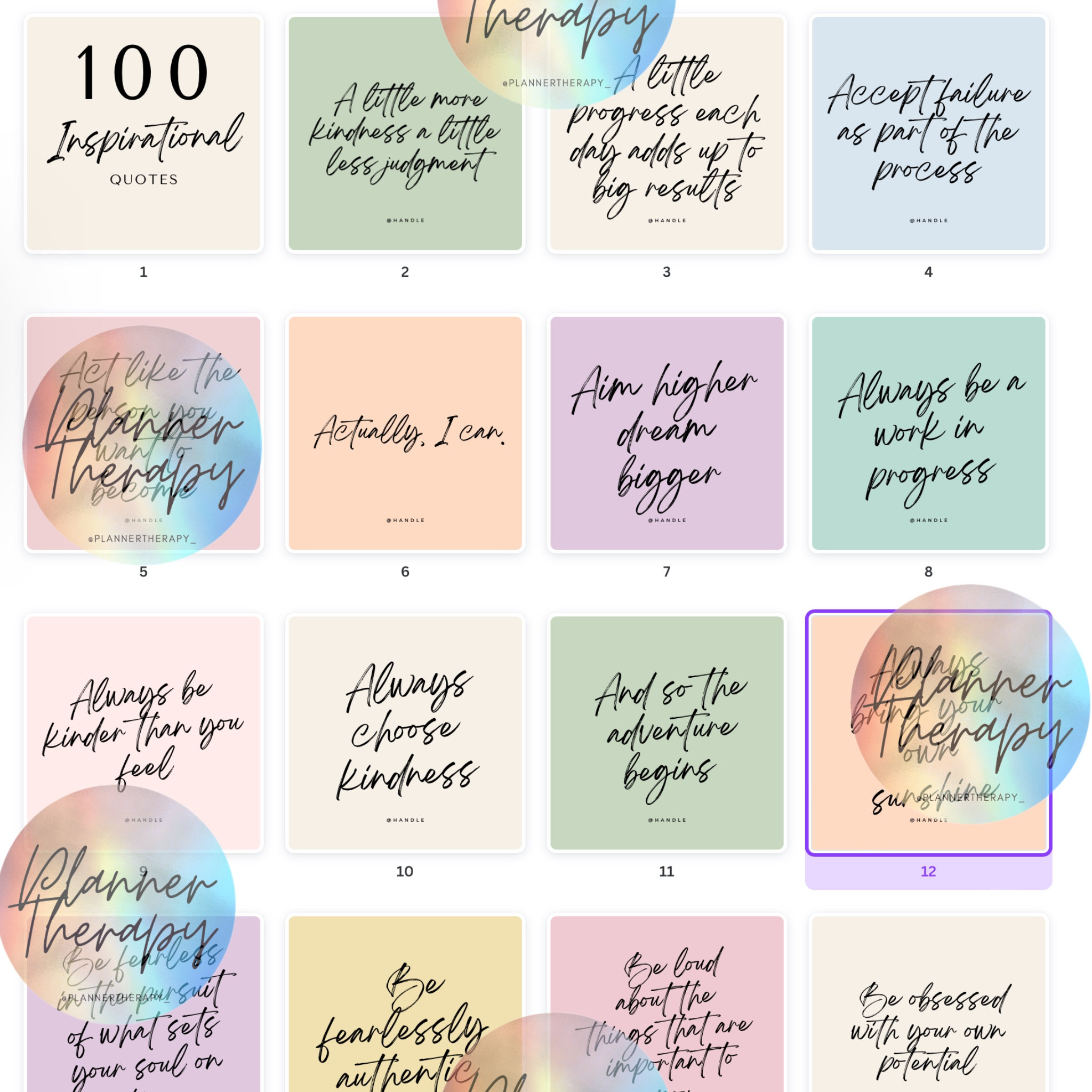 200+ Canva Templates Instagram Posts Bundle | Social Media Marketing ...