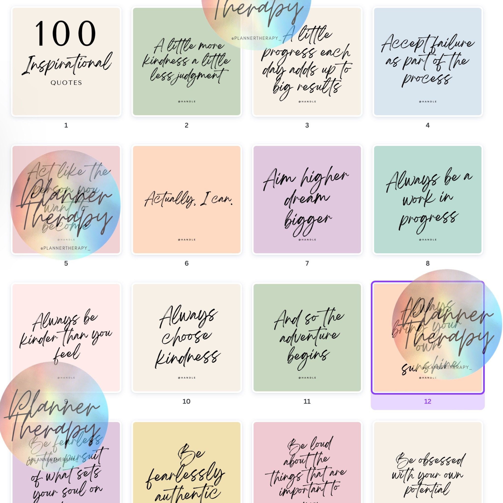 200+ Canva Templates Instagram Posts Bundle | Social Media Marketing ...