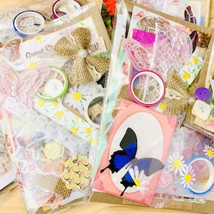 Junk journal Kit, Junk journal supplies, 40 Pcs junk journal supplies, journaling supplies, scrapbook supplies, scrapbook, ephemera pack