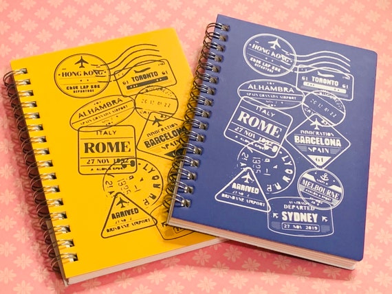 Small Hardcover Pocket Notebook Travel Journal Sketchbook