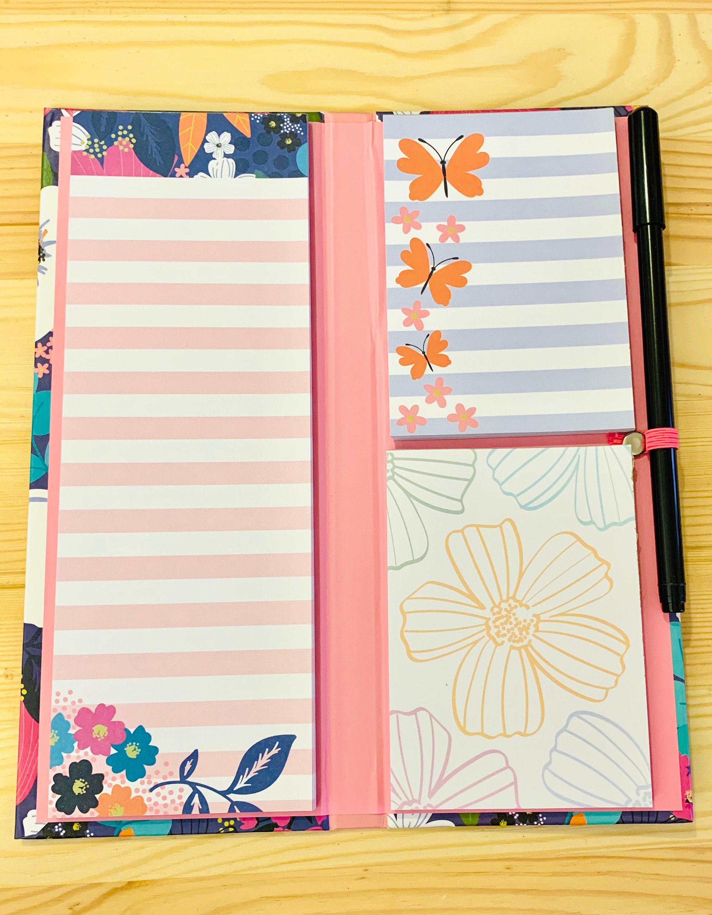 Floral Memopad and Notes Stationery Botany Stationery Folder - Etsy