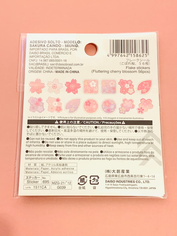 Cherry Blossom Flake Stickers, Kawaii Journal Stickers, Sakura Flower  Stickers, Flower Stickers, Scrapbook Stickers, Pink Stickers, Sakura -   Canada