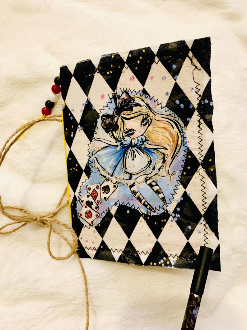 Kawaii Alice Journal, Grungy Alice Journal, Small Travel Journal ...