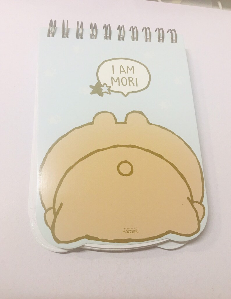 kawaii note Mocchiri kawaii stickers I am Mori notepad kawaii memopad I am Mori memo pad Mocchiri cushion cover memo pad Kawaii notes