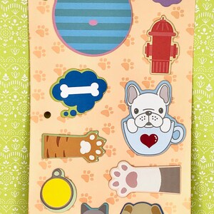 kawaii cat memo notes, kawaii dog memo notes, pet kawaii sticky notes, school sticky notes, school supplies, teacher supplies, journal memos