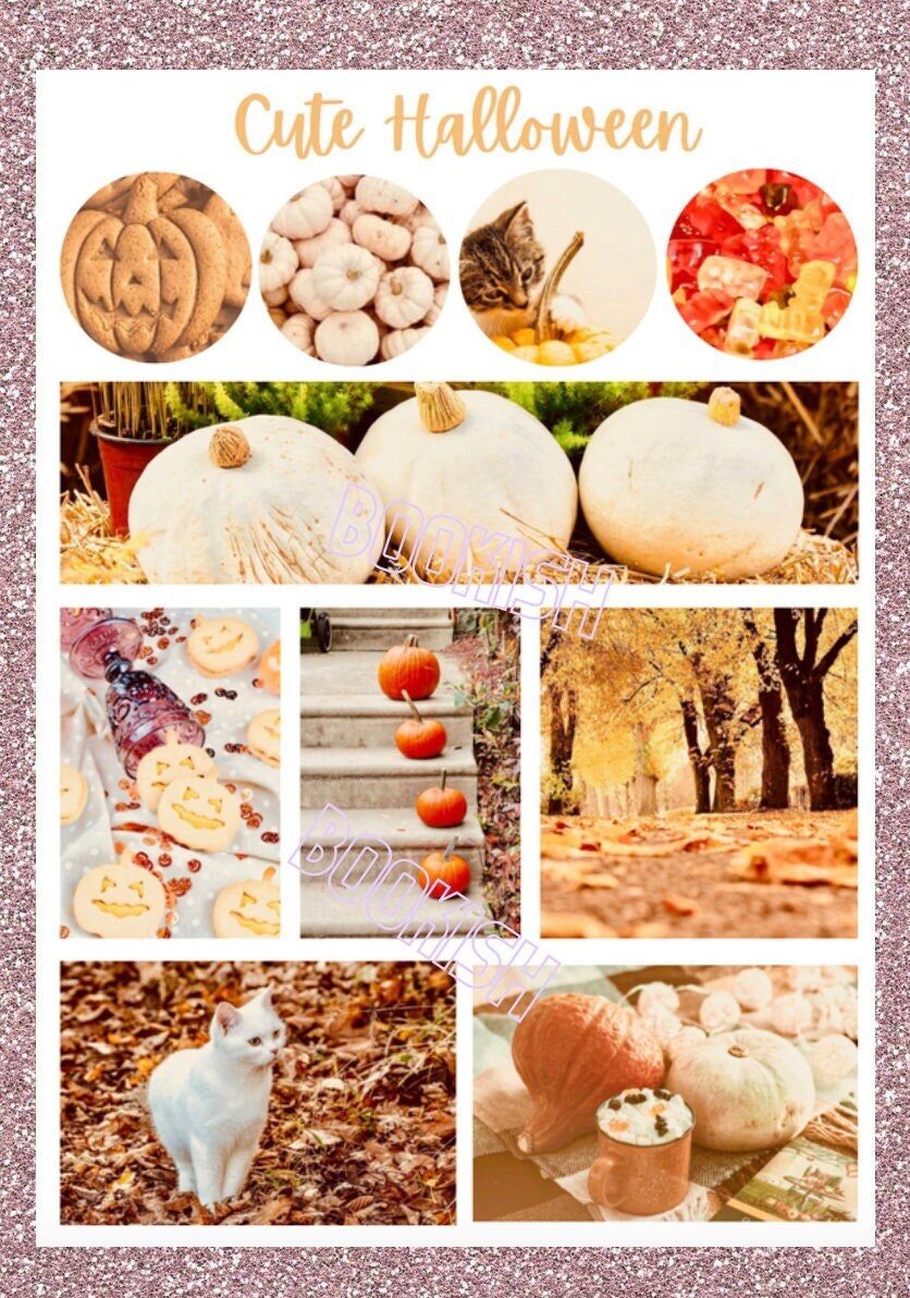 Fall Cat Stickers Printable Fall Stickers, Cute Fall Journal Stickers, Fall Cat Stickers ...