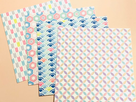 Japanese Origami Paper, Kawaii Pastel Stationery, Made in Japan, Asian origami paper, Japanese origami paper, Japanese papers