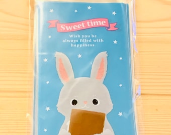 Small rabbit gift bags 35 count, candy treat bag, treat bags, bags for birthday, bags for party favors, party supplies, gift bags, cute bags