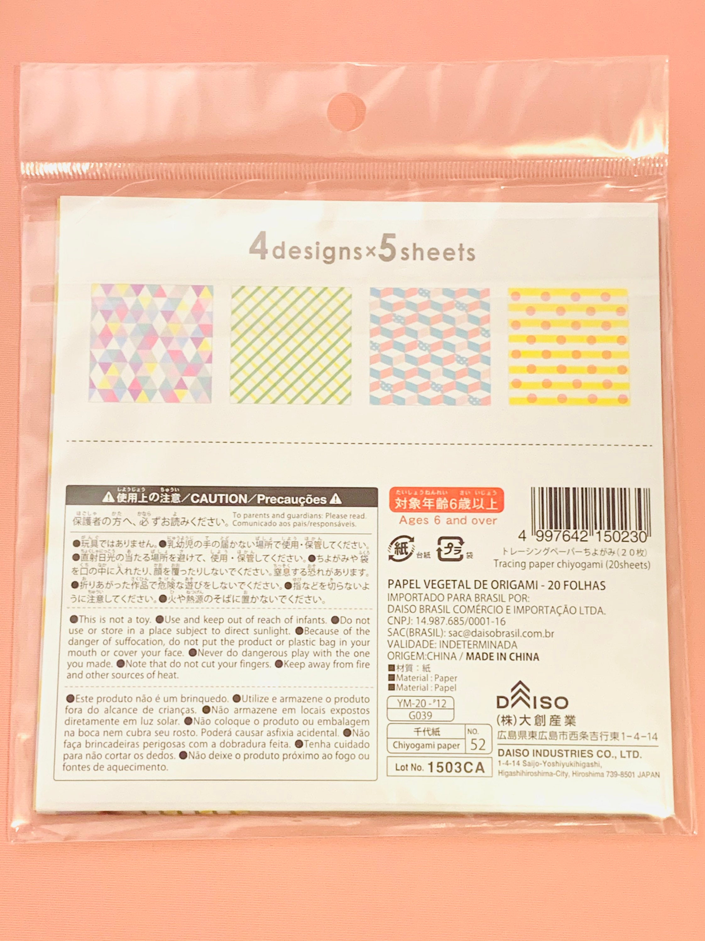Buy Tracing Paper Chiyogami 5.9 X 5.9 Inch Paper Origami Paper Online in  India 