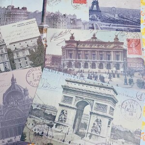 Architecture postcards set of 3, Random dip selection of postcards, travel postcards, vintage reproduction postcards, world postcards, bujo