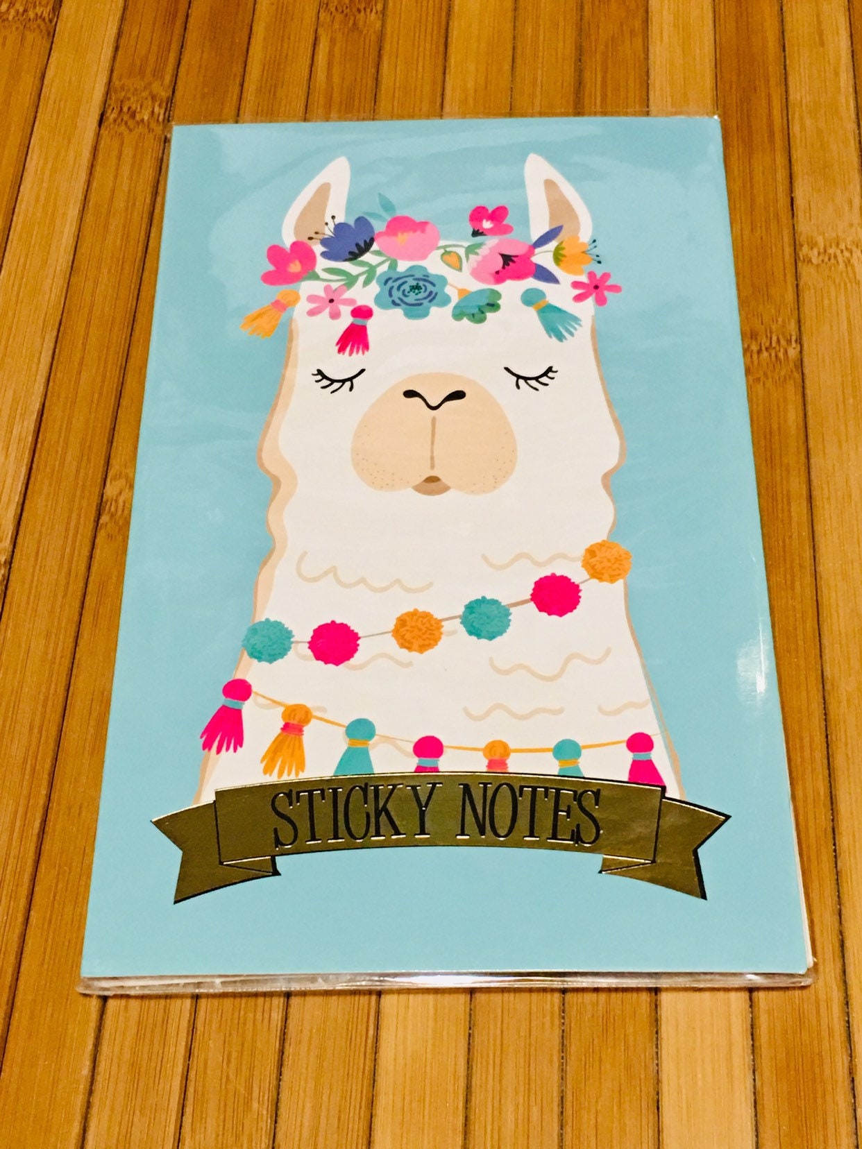 Llama Sticker and Notes Folder Llama Stickers Llama Sticky - Etsy