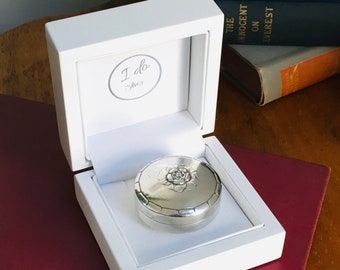 sterling silver ring box
