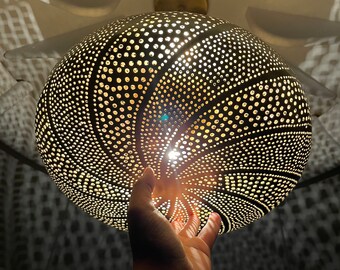 Handgefertigter marokkanischer Deckenanhänger – handgefertigter marokkanischer Lampenschirm – marokkanische Deckenlampe