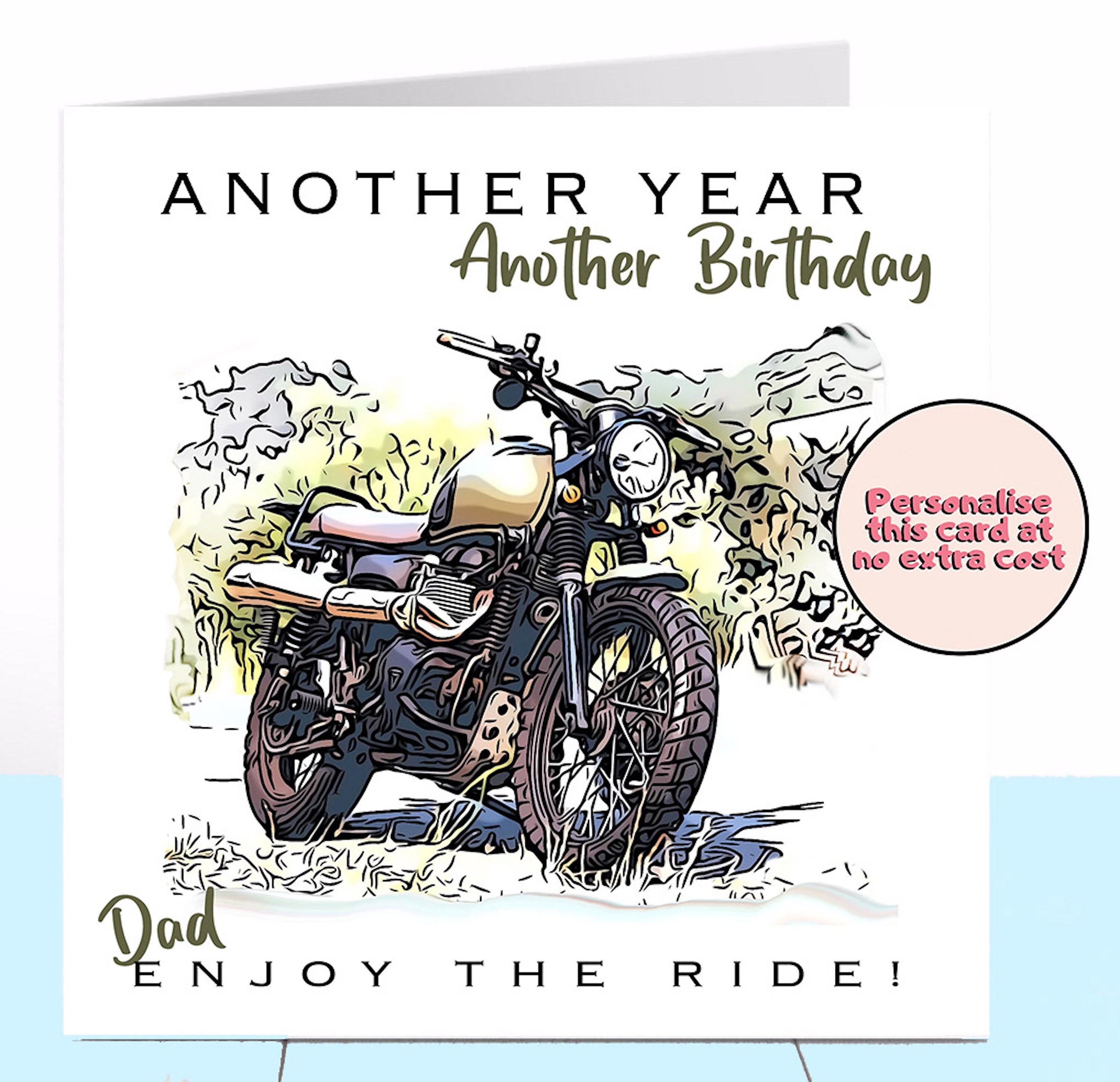 Triumph Motorbike Birthday Card Scrambler Great Escape Bike | Etsy UK