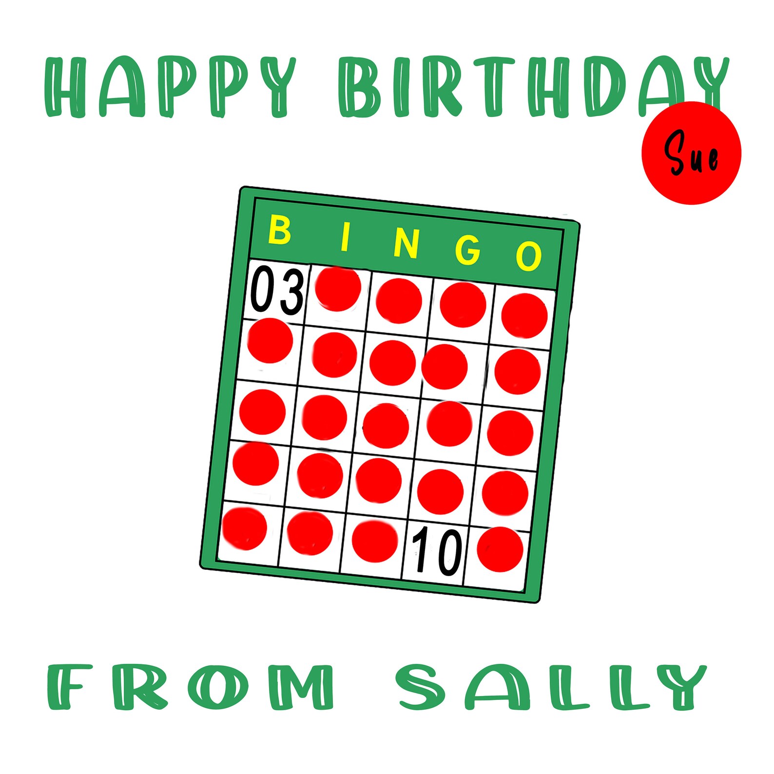 Happy Birthday Bingo Cards