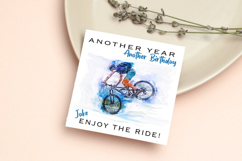 Personalised Mountain Climbing Card, Personalised Mountaineering Birthday Card, Card For Son, Grandson, Brother, Husband