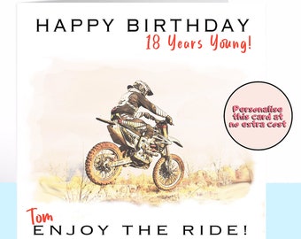 Motocross Card Etsy Uk