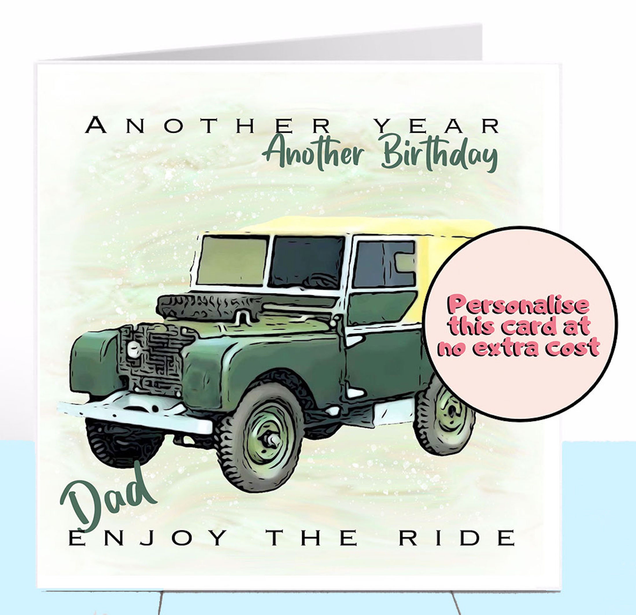 Land Rover Birthday Card Ideal for Husband Boyfriend Dad | Etsy UK