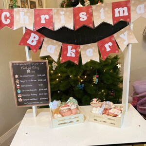 Christmas Bakery Pretend Play Set - Etsy Australia
