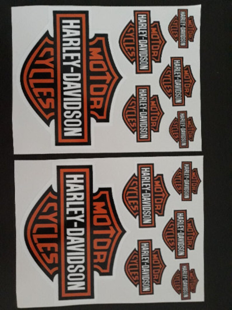 Harley Davidson Aufklebernull