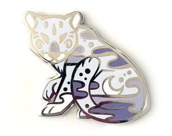 Night Panther Enamel Pin Set - Gold or Silver plated Hard enamel pin set of night themed panthers