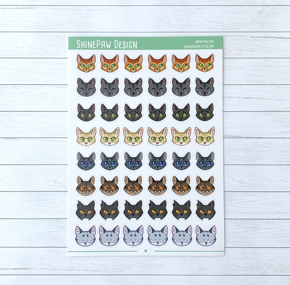 Warrior Cats Sticker set II – Shinepaw Design