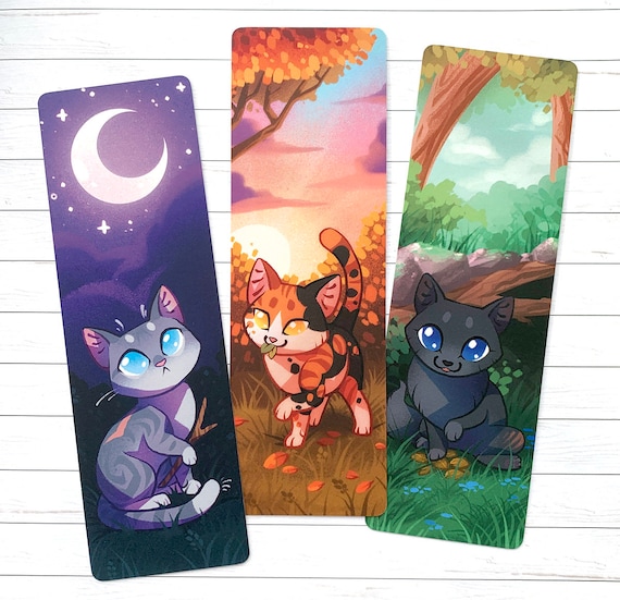 Medicine Cats Bookmark Set Warrior Cats Cat Bookmark 