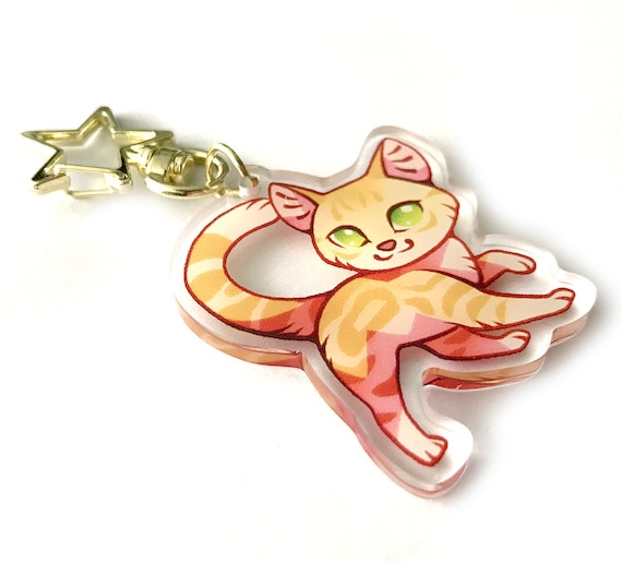 Six Cat Charms - DIY Cat Charms - Cat Crafts - Acrylic Kitty Charms - DIY Cat Crafts for Kids