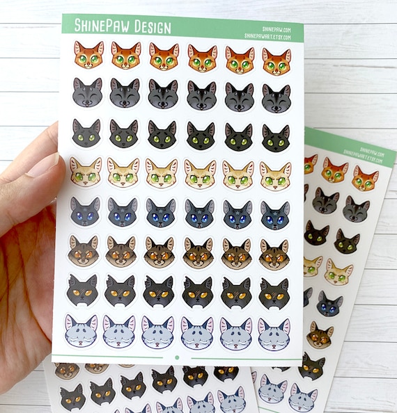 Warrior Cats Sticker set II – Shinepaw Design