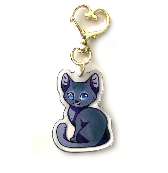 Jayfeather Warrior Cats Keyring Charm – Shinepaw Design