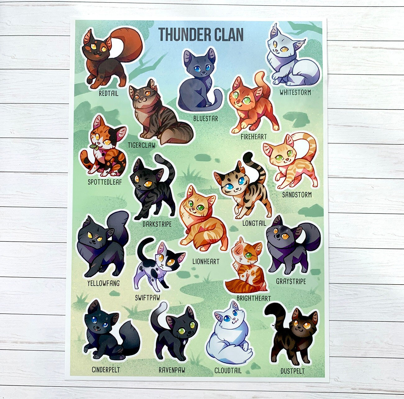 Warrior Cats Clan Icons Boy And Girls Book Coaster - TeeHex