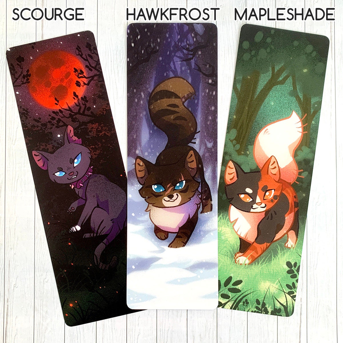 Villain Cats Bookmark Set I Warrior Cats Cat Bookmark -  Finland