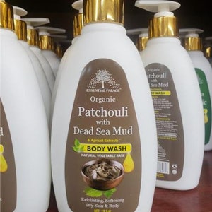 Organic Patchouli with Dead Sea Mud & Apricot Extracts Body Wash