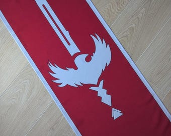 Gothic Old Camp fabric banner || game wall decor | gift for gamer
