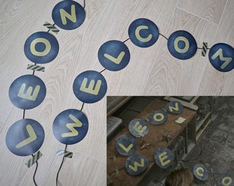 Leon Welcome Wall Decor || gamer room decoration