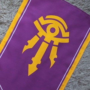 Dalaran banner || wow wall decor | gift for gamer | game room decor