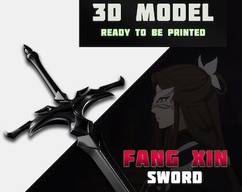 Fang Xin Schwert 3D Modell | xie lian Cosplay (STL Datei)