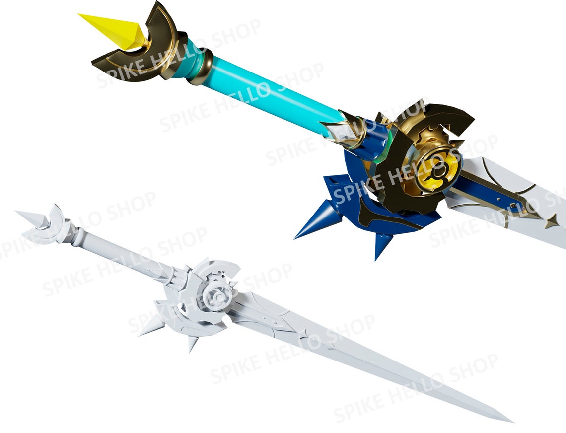 Iron Sting Ascension 3D Model Genshin Cosplay Game 3D Etsy Finland