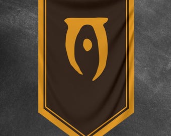 Oblivion fabric banner || game wall decor | gift for gamer
