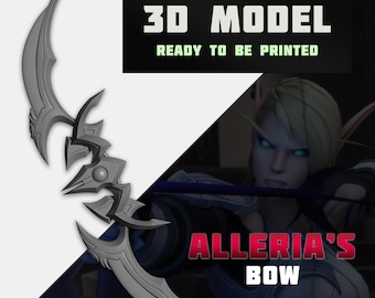Alleria Windrunner Bow 3D Model | WoW Cosplay (STL File)